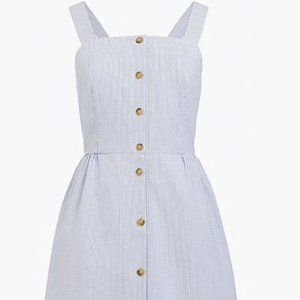 J Crew Button-Front Dress - Cotton